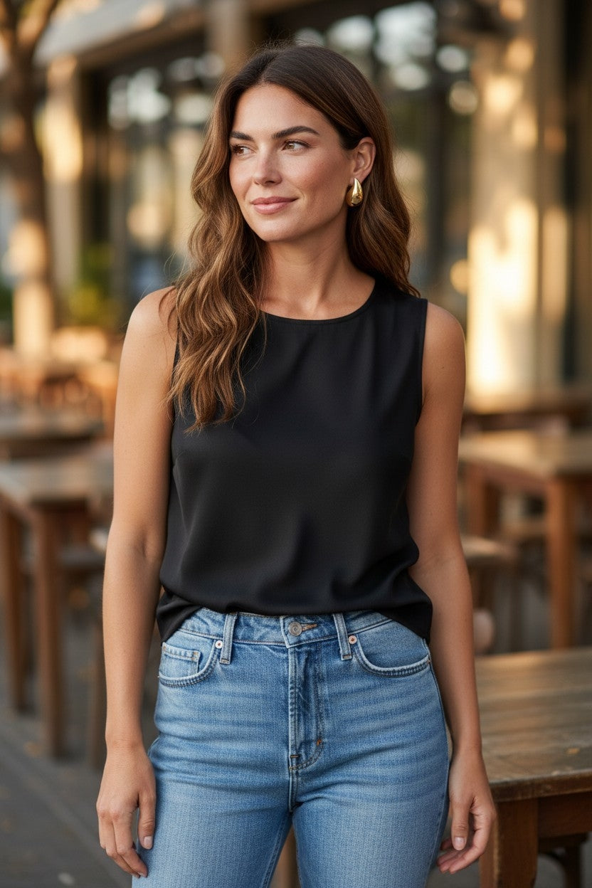 Créoles dorées goutte d'eau