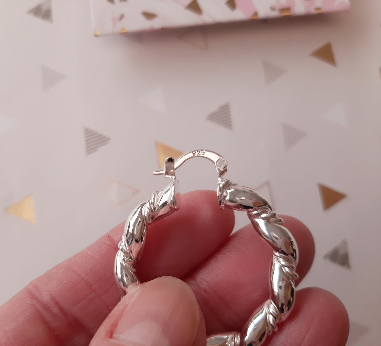 Créoles argent 925 volutes