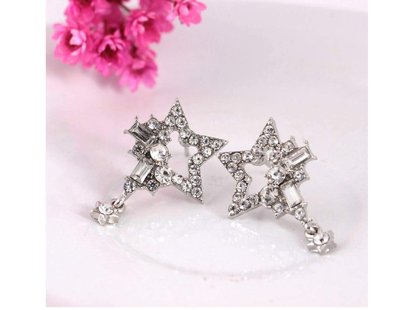 Boucles étoiles strass