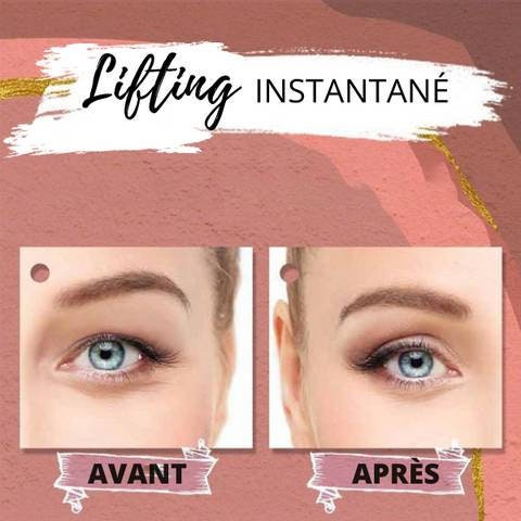 80 patchs beige peau lifting paupières tombantes