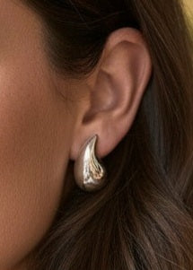 Créoles argent 925 poinçonné gouttes