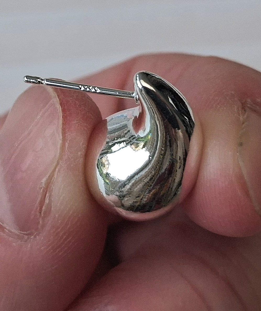 Créoles argent 925 poinçonné gouttes