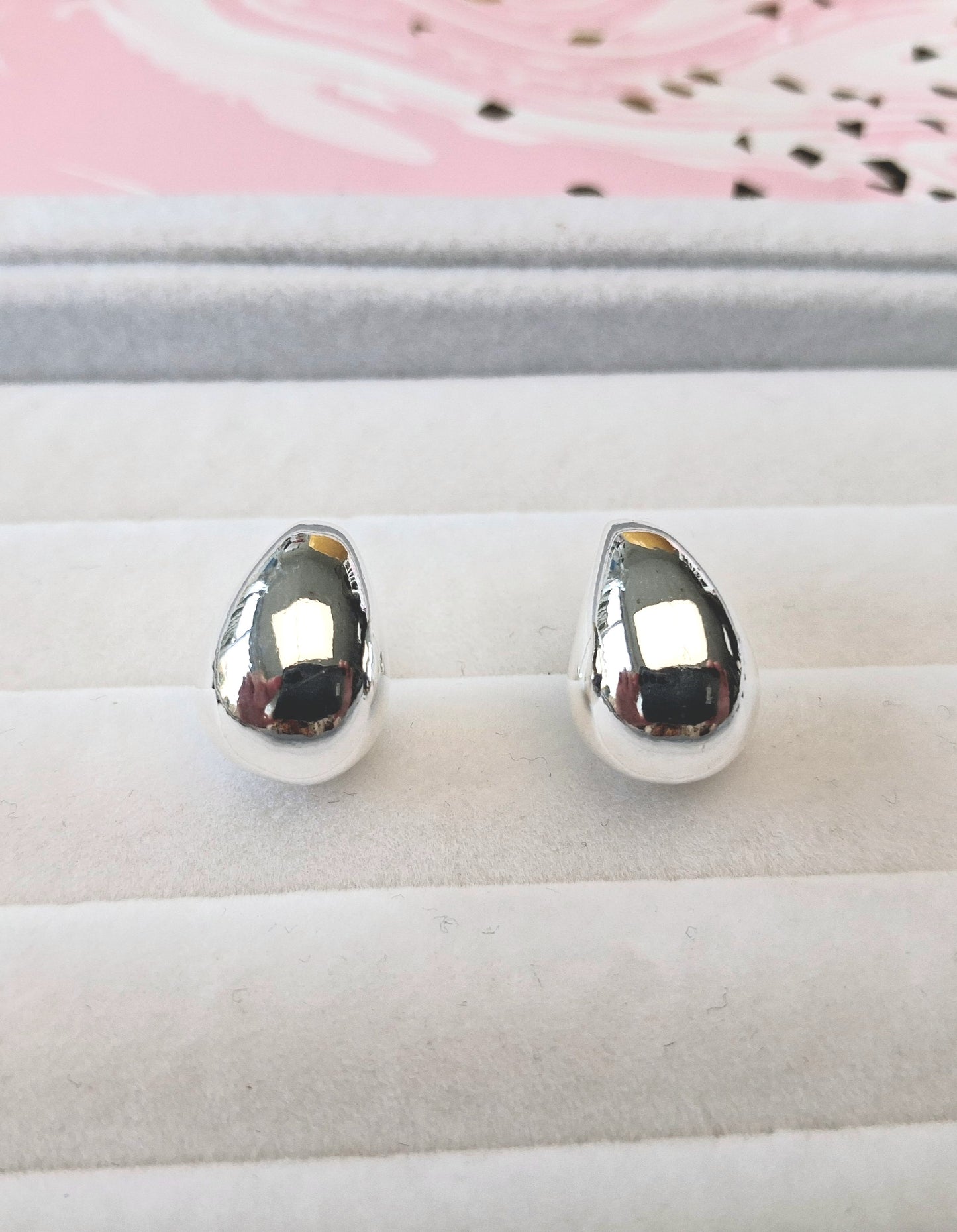 Créoles argent 925 poinçonné gouttes