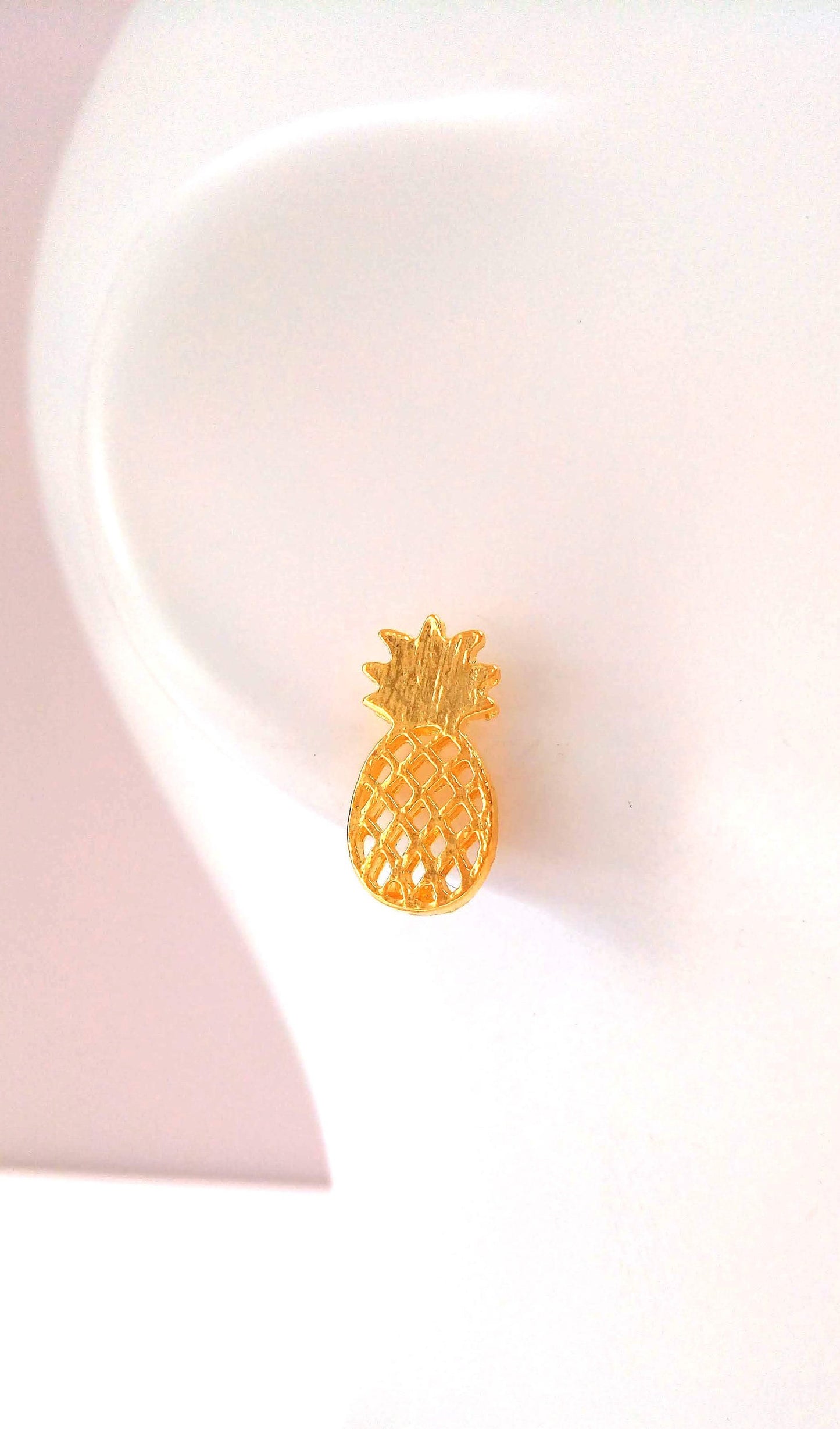 Minimalist brass pineapple chips