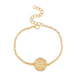 Luck flower of life thin bracelet