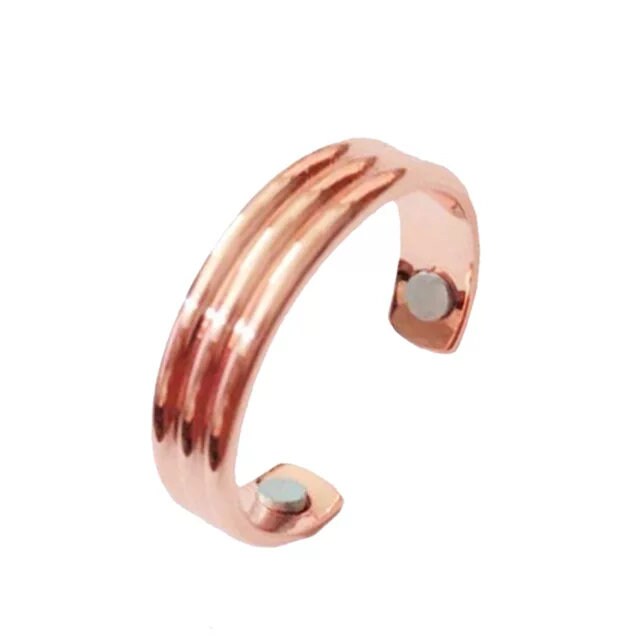 Mixed copper adjustable magnetic weight loss ring