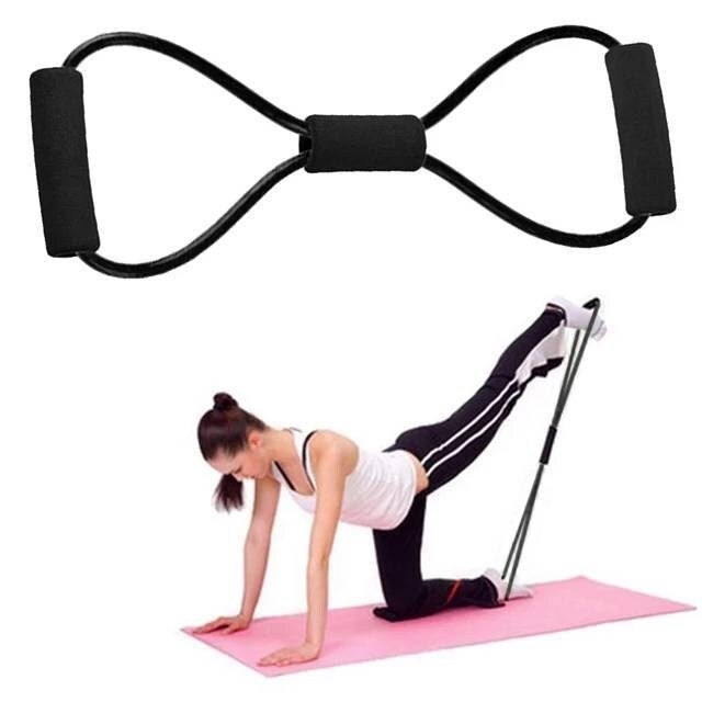 yoga slimming elastic resistance band shape fitness